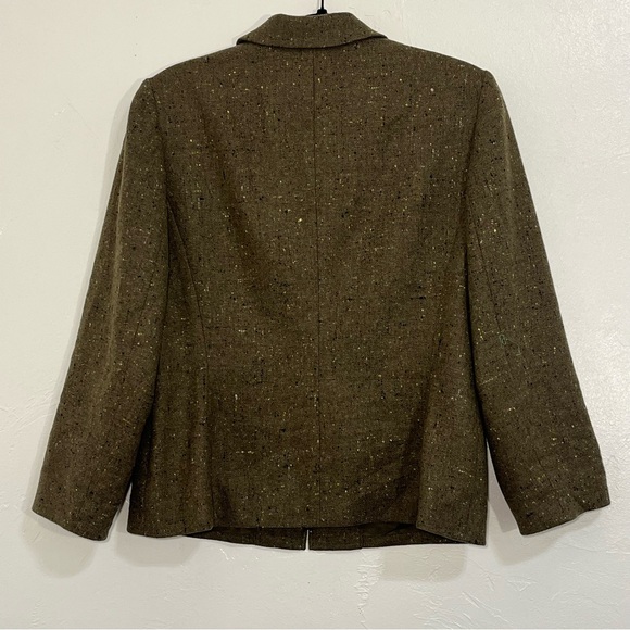 Brooks Brothers Green Wool Blazer Size 12 - Picture 7 of 9